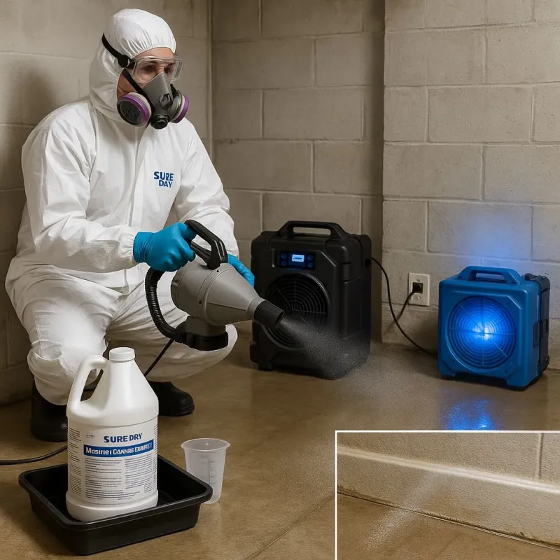 Sanitization and Odor Removal process in Earth, TX